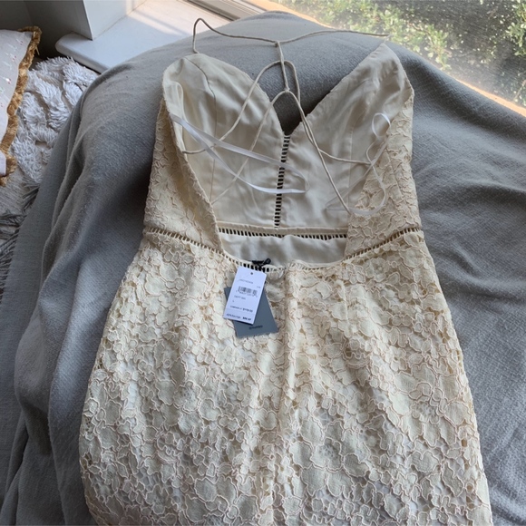 NWT NBD Only Yours Lace Strappy Back Dress - Picture 5 of 5
